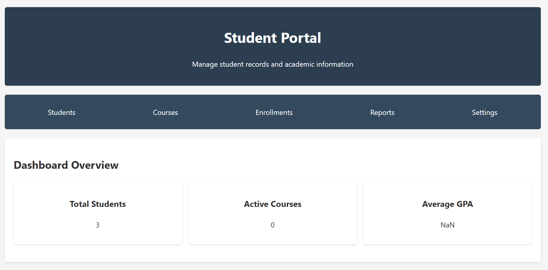 Student Portal